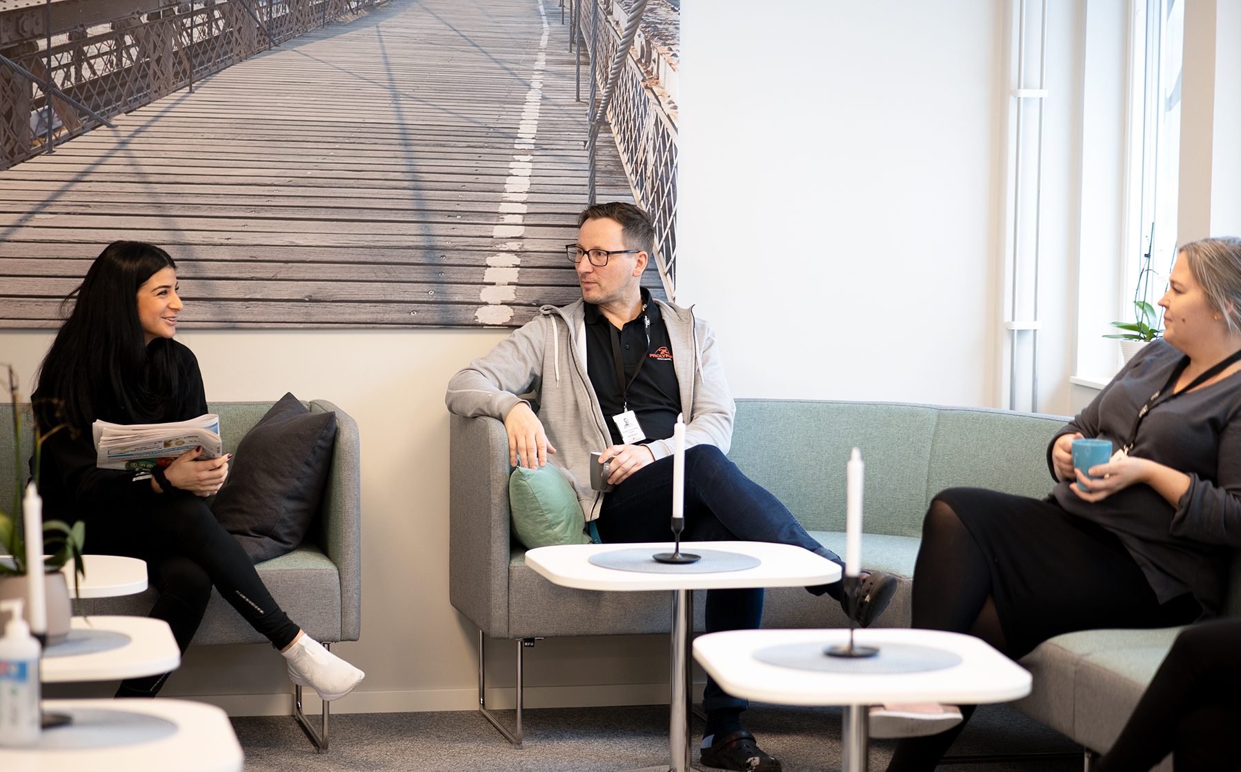 Lärare i Prolympias lokaler