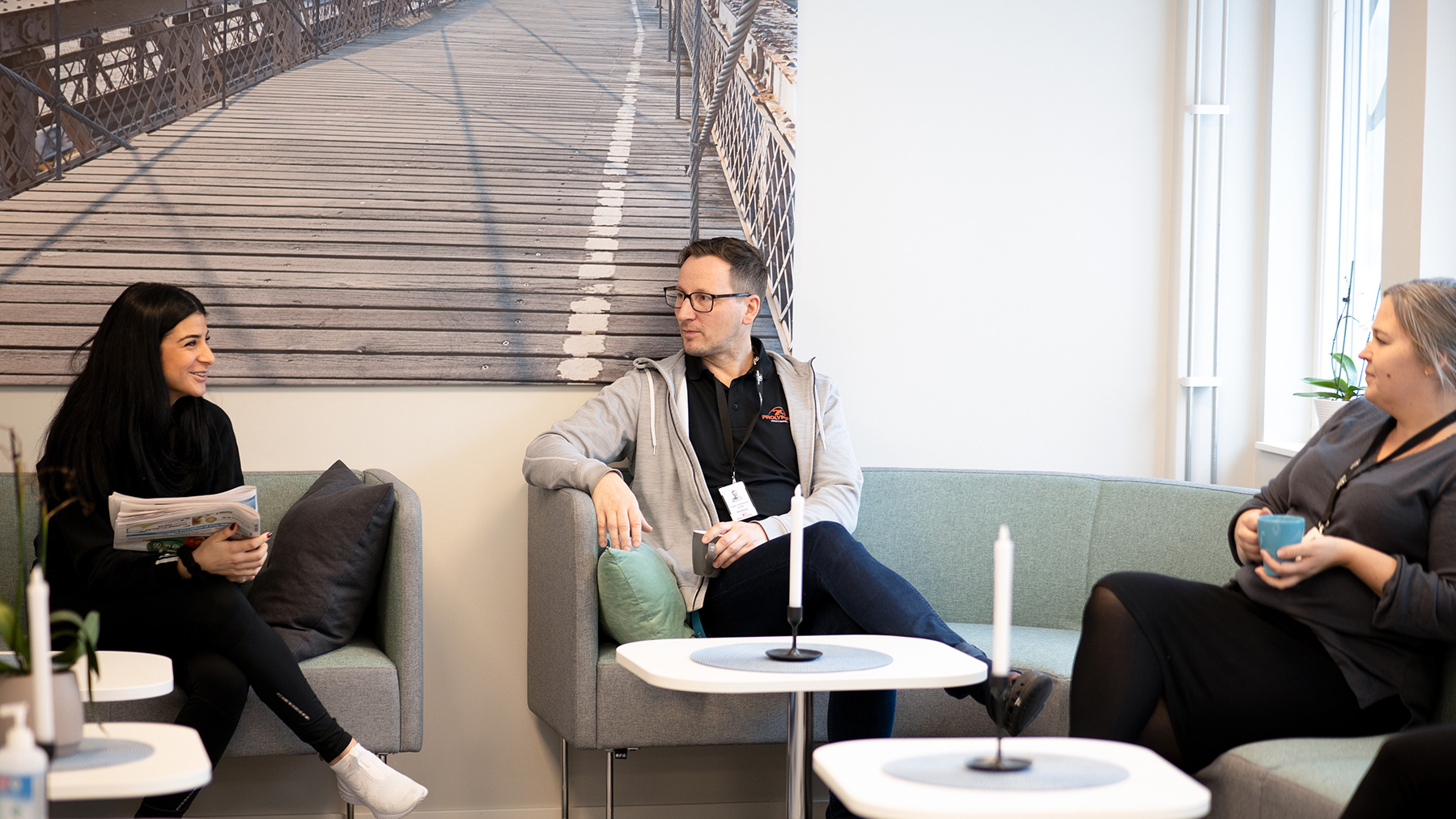 Lärare i Prolympias lokaler