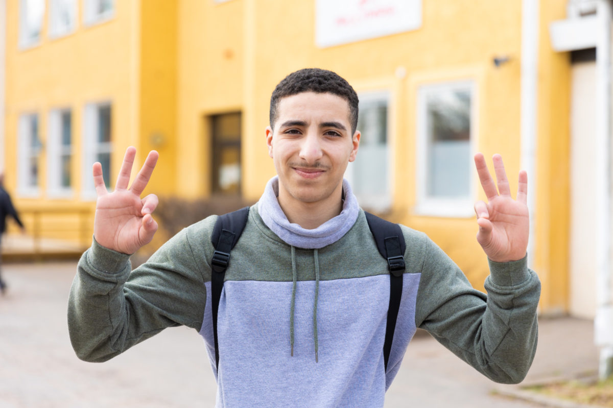 Porträttbild på Ibrahim Haddar